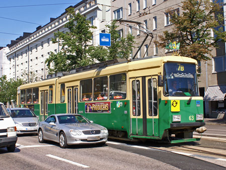 HELSINKI TRAMS - Photo: ©2007 Jan Boyle - www.simplompc.co.uk - Simplon Postcards