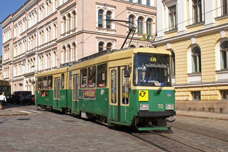 HELSINKI TRAMS - Photo: ©2007 Jan Boyle - www.simplompc.co.uk - Simplon Postcards