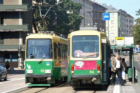 HELSINKI TRAMS - Photo: ©2007 Jan Boyle - www.simplompc.co.uk - Simplon Postcards