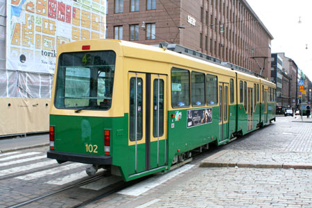 HELSINKI TRAMS - Photo: ©2010 Kalle Id - www.simplompc.co.uk - Simplon Postcards