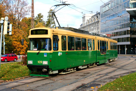 HELSINKI TRAMS - Photo: ©2010 Kalle Id - www.simplompc.co.uk - Simplon Postcards