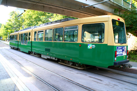 HELSINKI TRAMS - Photo: ©2011 Kalle Id - www.simplompc.co.uk - Simplon Postcards