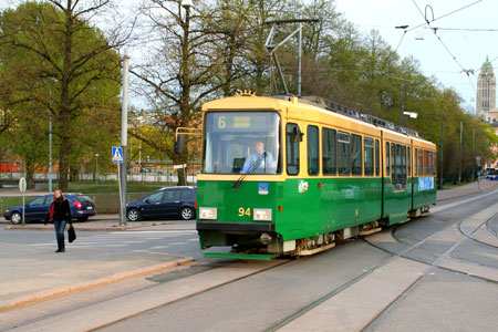 HELSINKI TRAMS - Photo: ©2011 Kalle Id - www.simplompc.co.uk - Simplon Postcards