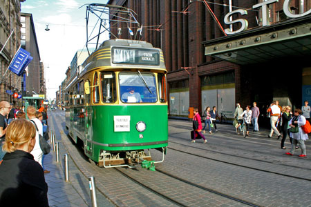 HELSINKI TRAMS - Photo: ©2010 Kalle Id - www.simplompc.co.uk - Simplon Postcards