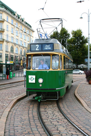 HELSINKI TRAMS - Photo: ©2008 Kalle Id - www.simplompc.co.uk - Simplon Postcards