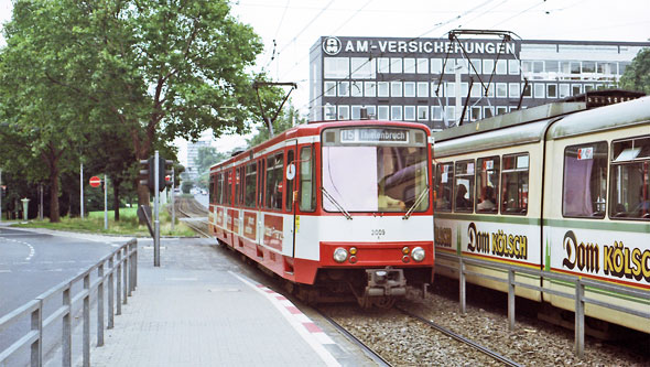 Koln-Bonn Stadtbahn Trams - www.simplonpc.co.uk - Photo: ©1980 Ian Boyle