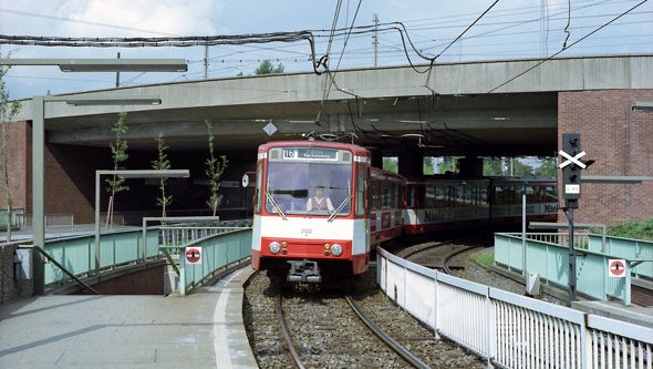 Koln-Bonn Stadtbahn Trams - www.simplonpc.co.uk - Photo: ©1980 Ian Boyle