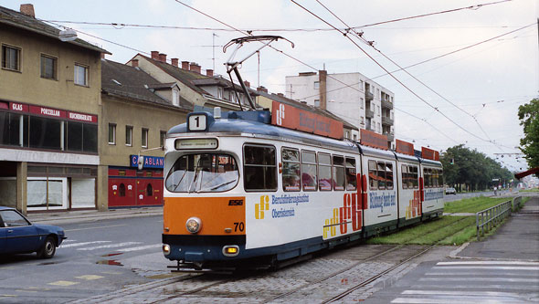 Linz Trams - www.simplompc.co.uk - Simplon Postcards