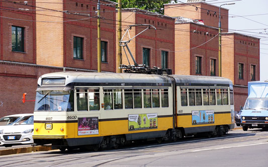 ATM - Milan Trams - Stanga/TIBB Articulated Trams - www.simplonpc.co.uk