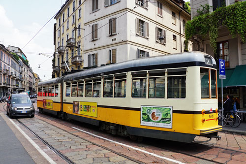 ATM - Milan Trams - Stanga/TIBB Articulated Trams - www.simplonpc.co.uk