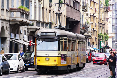 ATM - Milan Trams - Stanga/TIBB Articulated Trams - www.simplonpc.co.uk