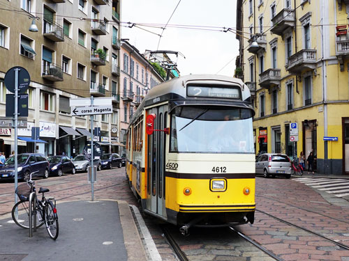 ATM - Milan Trams - Stanga/TIBB Articulated Trams - www.simplonpc.co.uk