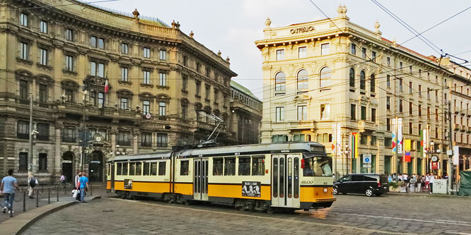 ATM - Milan Trams - Stanga/TIBB Articulated Trams - www.simplonpc.co.uk