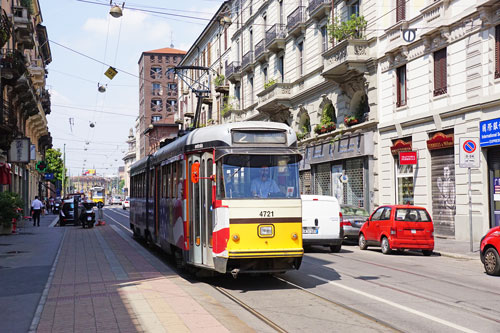 ATM - Milan Trams - Stanga/TIBB Articulated Trams - www.simplonpc.co.uk