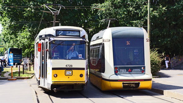 ATM - Milan Trams - Stanga/TIBB Articulated Trams - www.simplonpc.co.uk