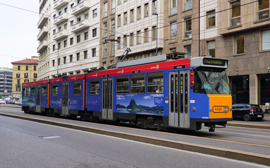 ATM - Milan Trams - Jumbo Articulated Trams - www.simplonpc.co.uk