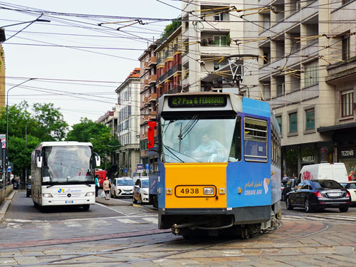 ATM - Milan Trams - Jumbo Articulated Trams - www.simplonpc.co.uk