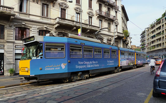 ATM - Milan Trams - Jumbo Articulated Trams - www.simplonpc.co.uk