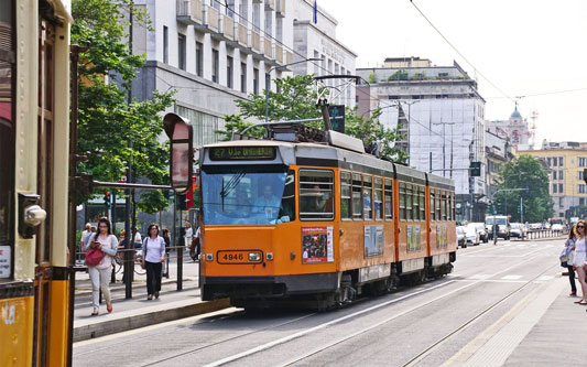 ATM - Milan Trams - Jumbo Articulated Trams - www.simplonpc.co.uk