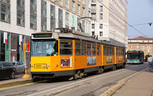 ATM - Milan Trams - Jumbo Articulated Trams - www.simplonpc.co.uk