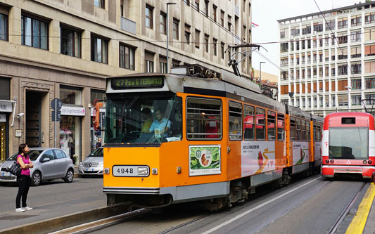 ATM - Milan Trams - Jumbo Articulated Trams - www.simplonpc.co.uk