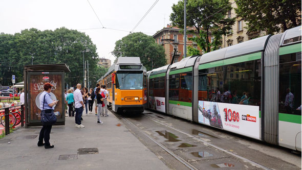 ATM - Milan Trams - Jumbo Articulated Trams - www.simplonpc.co.uk