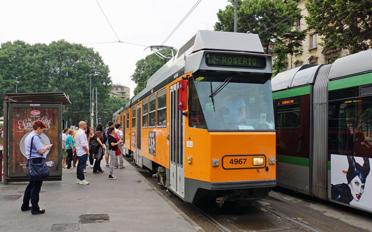 ATM - Milan Trams - Jumbo Articulated Trams - www.simplonpc.co.uk