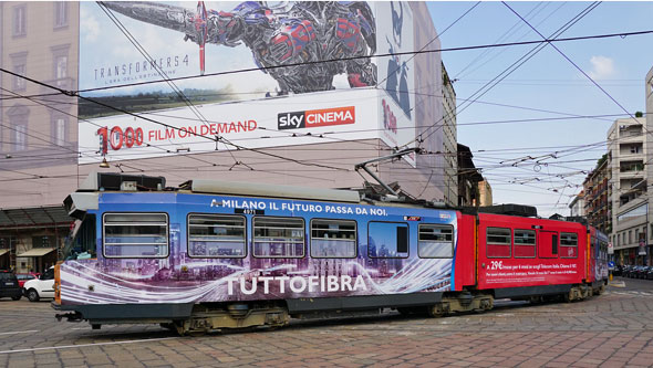 ATM - Milan Trams - Jumbo Articulated Trams - www.simplonpc.co.uk