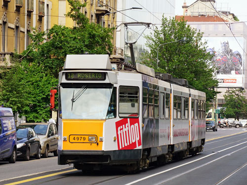 ATM - Milan Trams - Jumbo Articulated Trams - www.simplonpc.co.uk