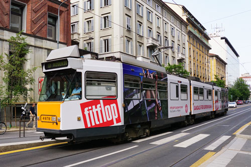 ATM - Milan Trams - Jumbo Articulated Trams - www.simplonpc.co.uk