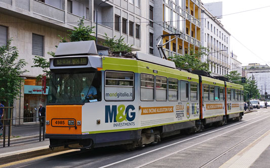 ATM - Milan Trams - Jumbo Articulated Trams - www.simplonpc.co.uk