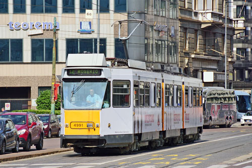 ATM - Milan Trams - Jumbo Articulated Trams - www.simplonpc.co.uk