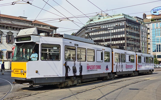 ATM - Milan Trams - Jumbo Articulated Trams - www.simplonpc.co.uk