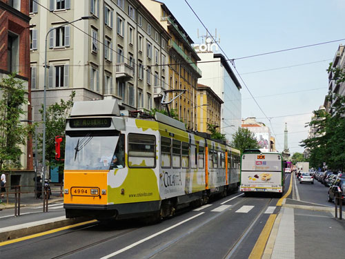 ATM - Milan Trams - Jumbo Articulated Trams - www.simplonpc.co.uk