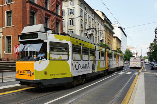 ATM - Milan Trams - Jumbo Articulated Trams - www.simplonpc.co.uk