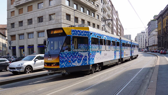 ATM - Milan Trams - Jumbo Articulated Trams - www.simplonpc.co.uk