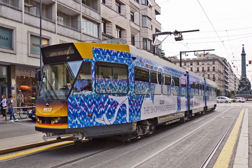 ATM - Milan Trams - Jumbo Articulated Trams - www.simplonpc.co.uk