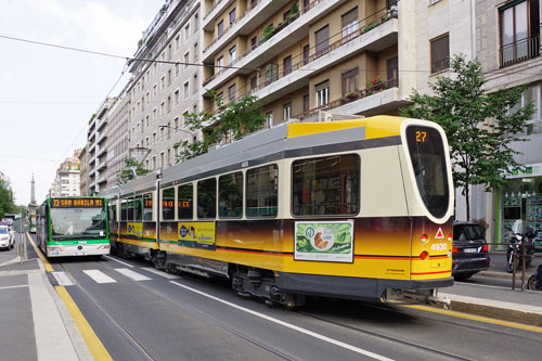 ATM - Milan Trams - Jumbo Articulated Trams - www.simplonpc.co.uk