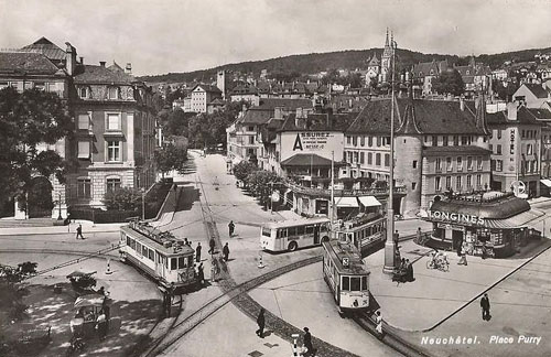 Tramway Neuchatel - www.spimplonpc.co.uk - Photo: ©Ian Boyle 17th May 2016