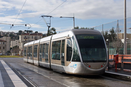 Tramway de Nice - Photo: © Ian Boyle, 16th February 2010