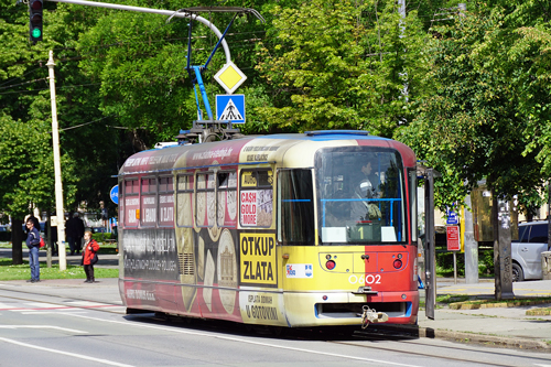 Osijek Tatra Tram - www.spimplonpc.co.uk - Photo: ©Ian Boyle 16th May 2016