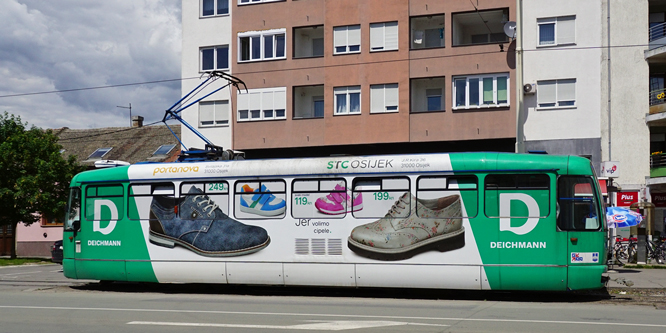 Osijek Tatra Tram - www.spimplonpc.co.uk - Photo: ©Ian Boyle 16th May 2016