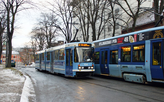 Oslo Trams - Photo: © Ian Boyle 10th December 2012- www.simplompc.co.uk - Simplon Postcards