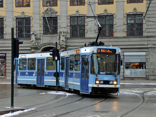 Oslo Trams - Photo: © Ian Boyle 10th December 2012- www.simplompc.co.uk - Simplon Postcards