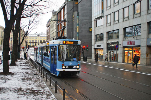 Oslo Trams - Photo: © Ian Boyle 10th December 2012- www.simplompc.co.uk - Simplon Postcards