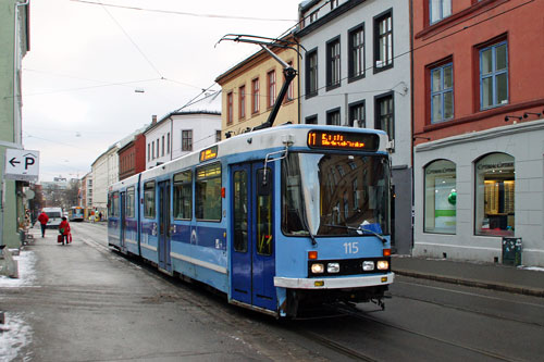 Oslo Trams - Photo: © Ian Boyle 10th December 2012- www.simplompc.co.uk - Simplon Postcards