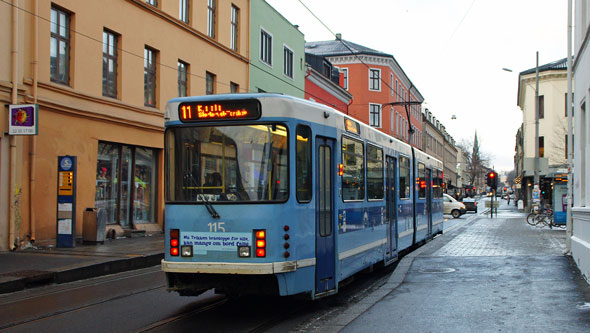 Oslo Trams - Photo: © Ian Boyle 10th December 2012- www.simplompc.co.uk - Simplon Postcards