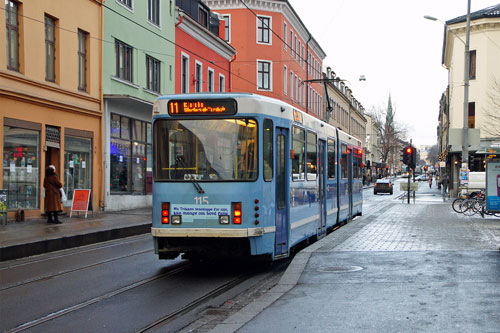 Oslo Trams - Photo: © Ian Boyle 10th December 2012- www.simplompc.co.uk - Simplon Postcards