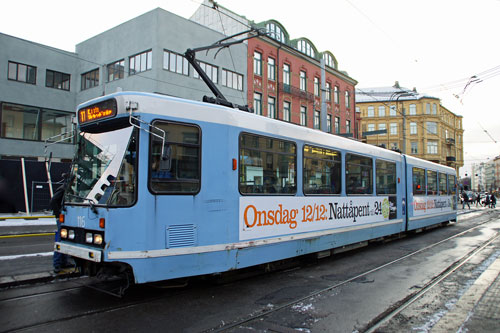 Oslo Trams - Photo: © Ian Boyle 10th December 2012- www.simplompc.co.uk - Simplon Postcards