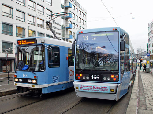 Oslo Trams - Photo: © Ian Boyle 10th December 2012- www.simplompc.co.uk - Simplon Postcards